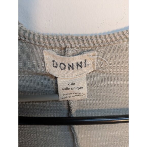 Donni Womens Grey Open Front Cardigan, One Size - Picture 5 of 7